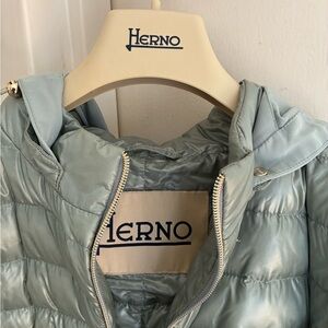 Herno Sky Blue Quilted Jacket